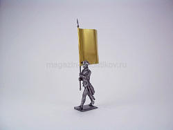 Солдатики из металла Знаменосец прусской армии, Магазин Солдатики (Prince August)