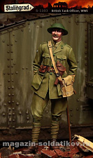 Сборная фигура из смолы Английский офицер, ПМВ, 1/35, Stalingrad - фото