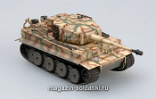 Масштабная модель в сборе и окраске Танк Tiger I (поздний), sPz.Abt.509, Россия, 1943г. 1:72 Easy model - фото