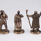 Миниатюра из бронзы Дружина Святослава, набор из 5 фигур (бронза), 40 мм, Солдатики Seta