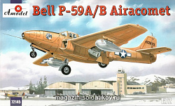 Сборная модель из пластика P-59 A/B истребитель ВВС США Amodel (1/72)