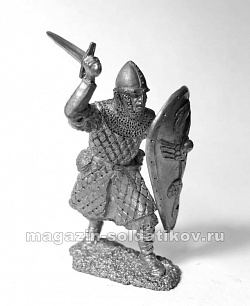 Миниатюра из олова Норманский рыцарь, 54 мм, Солдатики Публия