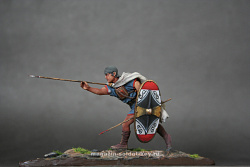 Сборная фигура из пластика Iberian Warrior with dart, 54 мм, Alive history miniatures