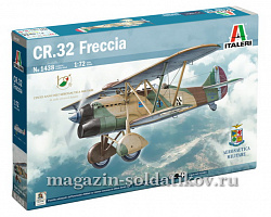 Сборная модель из пластика ИТ Самолет CR.32 Freccia (1:72) Italeri