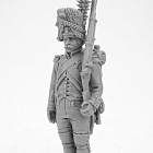 Сборная миниатюра из смолы Гренадёр в шапке, на плечо. Франция, 1807-1812 гг, 28 мм, Аванпост