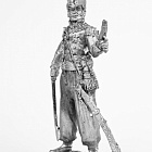 Миниатюра из олова 447 РТ Бригадный генерал Кастелла, командир швейцарцев в наполеоновской армии. 54 мм, Ратник