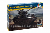 Сборная модель из пластика ИТ Танк M4A3E8 Sherman «Fury» (1/35) Italeri - фото