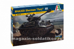 Сборная модель из пластика ИТ Танк M4A3E8 Sherman «Fury» (1/35) Italeri