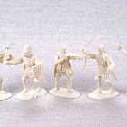 Солдатики из пластика Английские пехота/рыцари (молочный цвет), 1:32 Хобби Бункер
