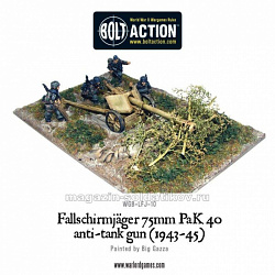 Fallschirmjager 75mm PaK 40 BLI, Warlord