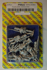 Фигурки из металла PN 523 Фузилеры на марше (28 мм) Foundry - фото