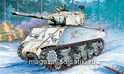 Сборная модель из пластика ИТ Танк M4 A3 76mm Sherman (1/35) Italeri