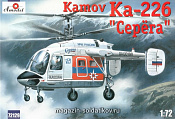 Сборная модель из пластика Камов Ka-226 'Серега' Российский вертолет Amodel (1/72) - фото