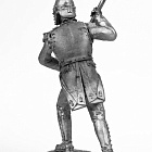Миниатюра из олова 489 РТ Сапер инженерного корпуса армии Наполеона в траншейном снаряжении 1812 г, 54 мм, Ратник