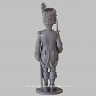 Сборная миниатюра из смолы Офицер гренадерской роты в шапке, Франция, 1804-1815 гг, 28 мм, Аванпост