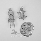 Сборная фигура из металла Мстислав Киевский с татарином, 54 мм Новый век