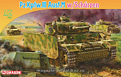 Масштабная модель в сборе и окраске Д Танк Pz.Kpiw.lll Ausf.M w/SCHURZEN (1/72) Dragon - фото