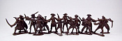 Солдатики из пластика Карибские пираты (коричневый цвет) 1/32, Mars - фото