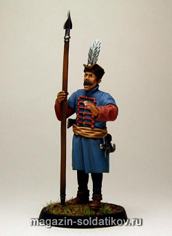 Сборная миниатюра из металла Гайдук. Десятник. Польша. 1600-1633 (40 мм) Драбант