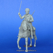 Сборная фигура из смолы Русский солдат на лошади. Первая Мировая Война 1/35 MasterClub - фото