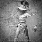 Сборная фигура из смолы Gladiator murmilon, 75 мм, Mercury Models
