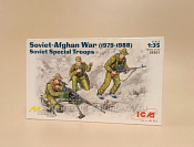 Сборные фигуры из пластика 35501 Советский спецназ, война в Афганистане 1979-19883 (1/35) ICM - фото