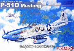 Сборная модель из пластика Д Самолет P-51D Mustang 1/32 Dragon