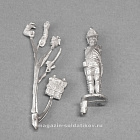 Сборная миниатюра из металла Сержант-орлоносец. Франция, 1807-1812 гг, 28 мм, Аванпост