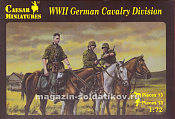 Солдатики из пластика Немецкая кавалерийская дивизия (1/72) Caesar Miniatures - фото