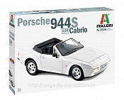Сборная модель из пластика ИТ Автомобиль PORSCHE 944 S Cabrio (1/24) Italeri - фото