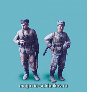 Сборная миниатюра из смолы Т 35109 Советские разведчики III ( 1943-45). Две фигуры. 1/35 Tank - фото