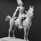 Сборная миниатюра из металла Штаб-офицер Лейб-Гвардии конного полка, 1812-14, 54 мм Chronos miniatures
