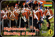 Солдатики из пластика Highlanders Standing at Ease (1/72) Strelets - фото