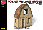 Сборная модель из пластика Польский деревенский дом MiniArt (1/35) - фото