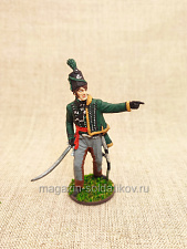 Офицер 95-го стрелкового полка. Великобритания 1810-15 гг., 54 мм - фото