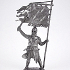 Миниатюра из олова Рыцарь Ордена Святого Гроба господнего Иерусалимского, XII в. 54 мм, Солдатики Публия