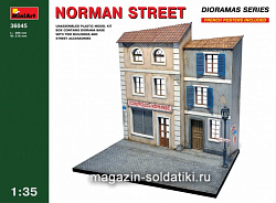 Сборная модель из пластика Нормандская улица MiniArt (1/35)