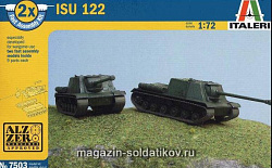 Сборная модель из пластика ИТ Танк ISU 152 (1/72) Italeri