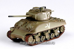 Масштабная модель в сборе и окраске Танк M4A1 (76)W Израиль 1:72 Easy Model
