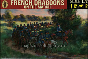 Солдатики из пластика French Dragoons on the March (1/72) Strelets - фото