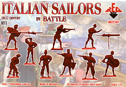 Солдатики из пластика Итальянские моряки в бою, XVI-XVII вв.. (1:72) Red Box