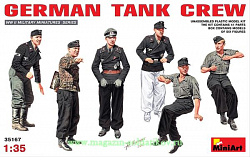 Сборные фигуры из пластика Немецкий танковый экипаж MiniArt (1/35)