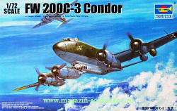 Сборная модель из пластика Самолет FW 200 C-3 Condor 1:72 Трумпетер