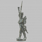 Сборная миниатюра из металла Гренадер в кивере, идущий, Франция 1806-1813 гг, 28 мм, Аванпост