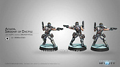 Сборная фигура из металла Acmon, Sergeant of Dactyls (2 Breaker Pistols) Infinity - фото