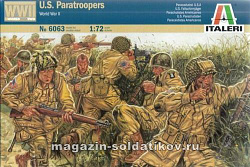 Солдатики из пластика ИТ Набор солдатиков «Американские парашютисты 101-я дес.див. (Нормандия,1944)» (1/72) Italeri