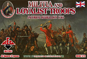 Солдатики из пластика Восстание якобитов. Милиция и войска лоялистов (1/72) Red Box - фото