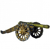Сборная миниатюра из металла 12-ти фунтовая пушка. Середина XVII век (40 мм) Драбант - фото