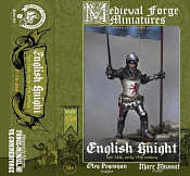Сборная миниатюра из смолы English knight, late 14th early 15th century, 75 mm (1:24) Medieval Forge Miniatures - фото