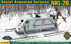 Сборная модель из пластика НКЛ-26 Советские бронированные аэросани АСЕ (1:72)
